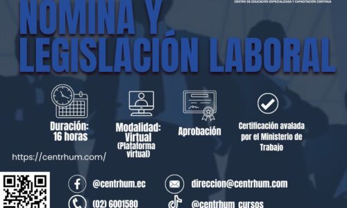 Certificación en Nómina y Legislación Laboral